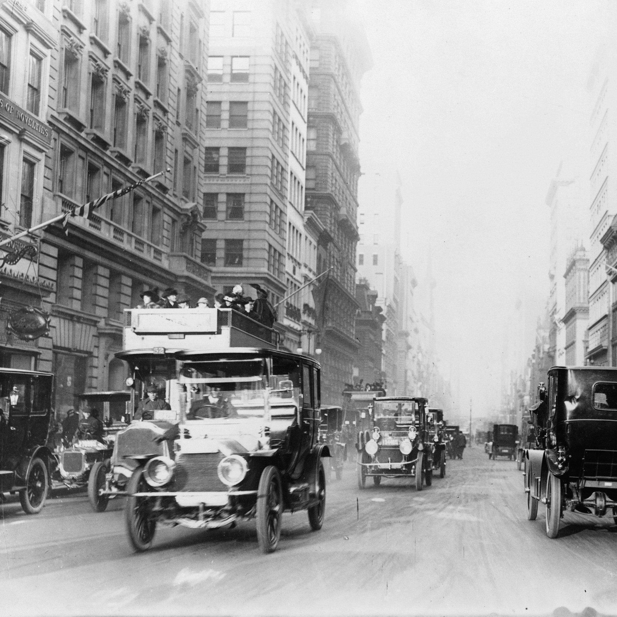 Vintage 5th Avenue NYC Wall Mural-Wall Mural-Eazywallz