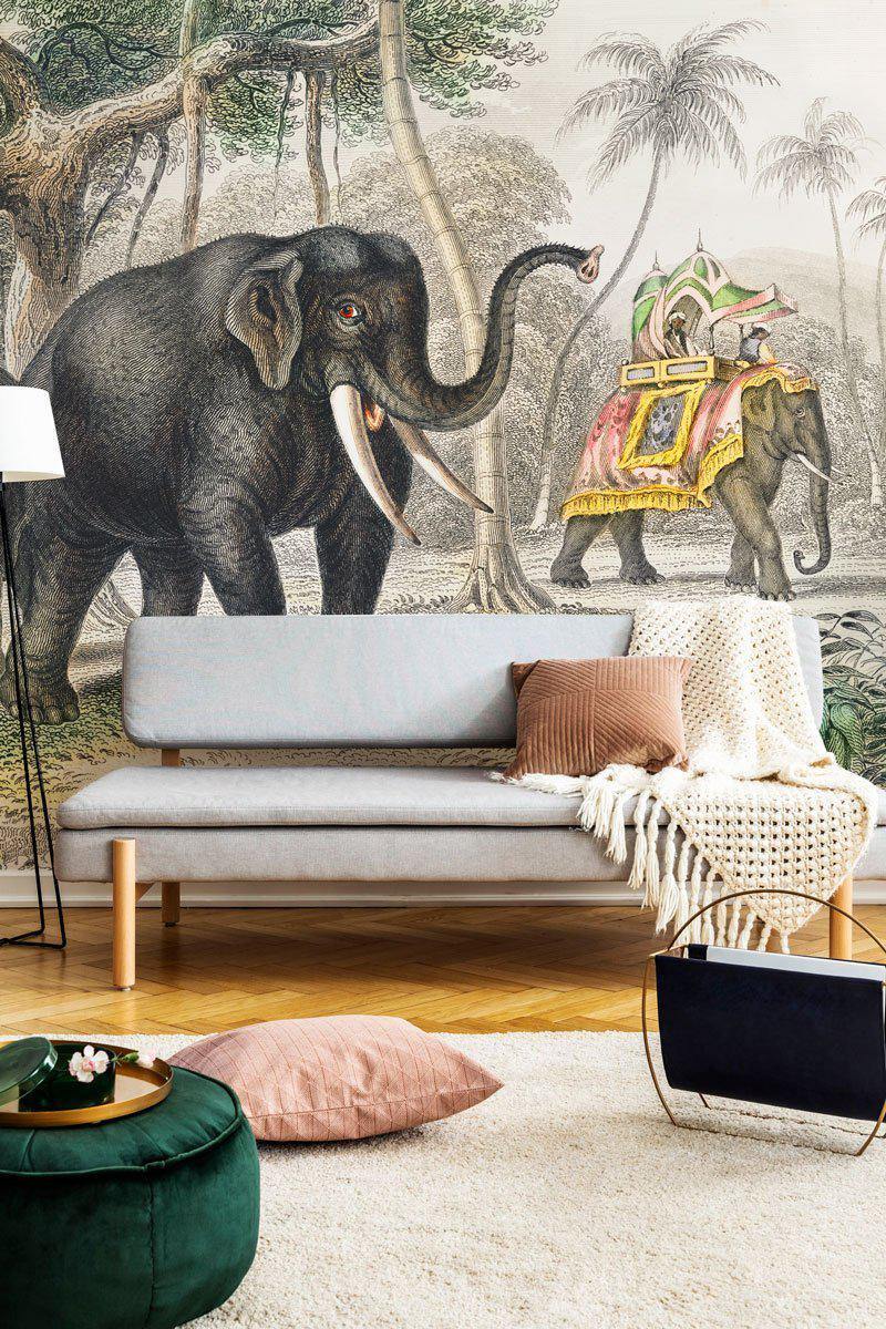 Vintage Animated Nature Wall Mural-Wall Mural-Eazywallz