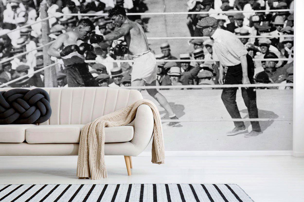Vintage Dempsey Boxing Wall Mural-Wall Mural-Eazywallz
