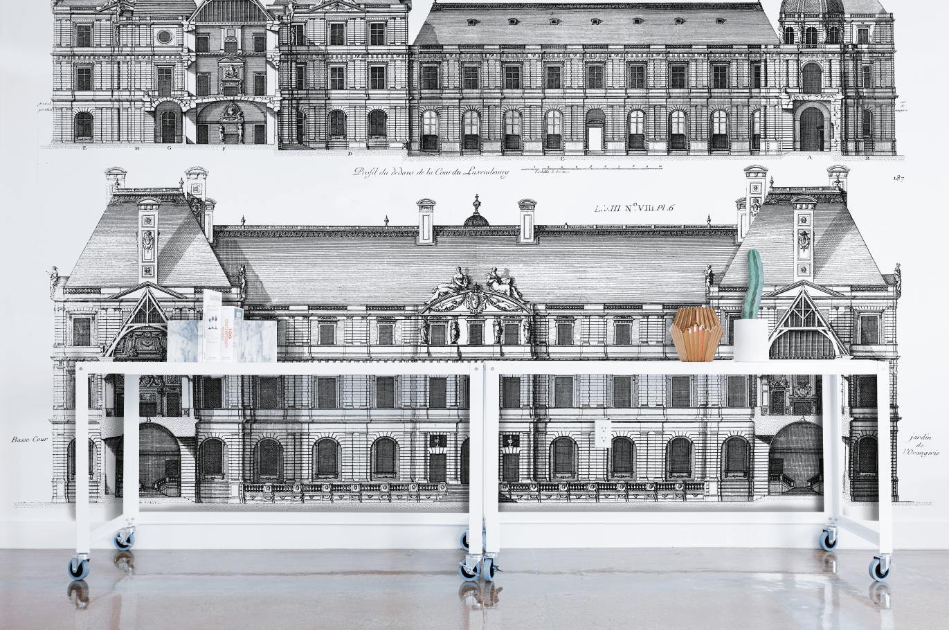 Vintage European Illustrations Wall Mural-Wall Mural-Eazywallz