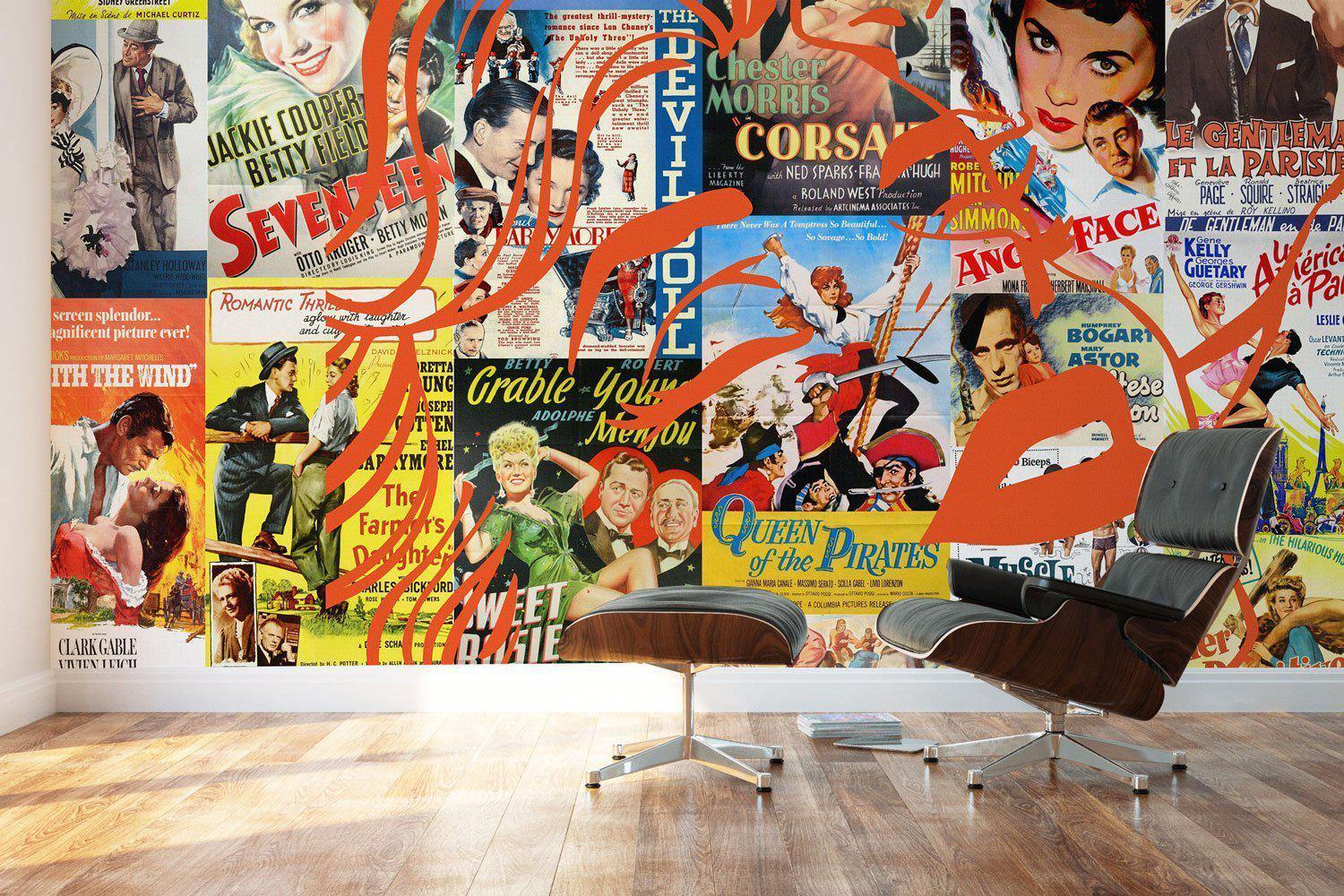 Vintage Love Show Art Wall Mural-Wall Mural-Eazywallz