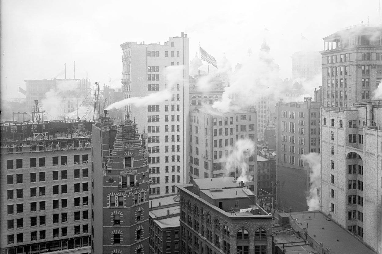 Vintage New York City Mural Wallpaper-Wall Mural-Eazywallz