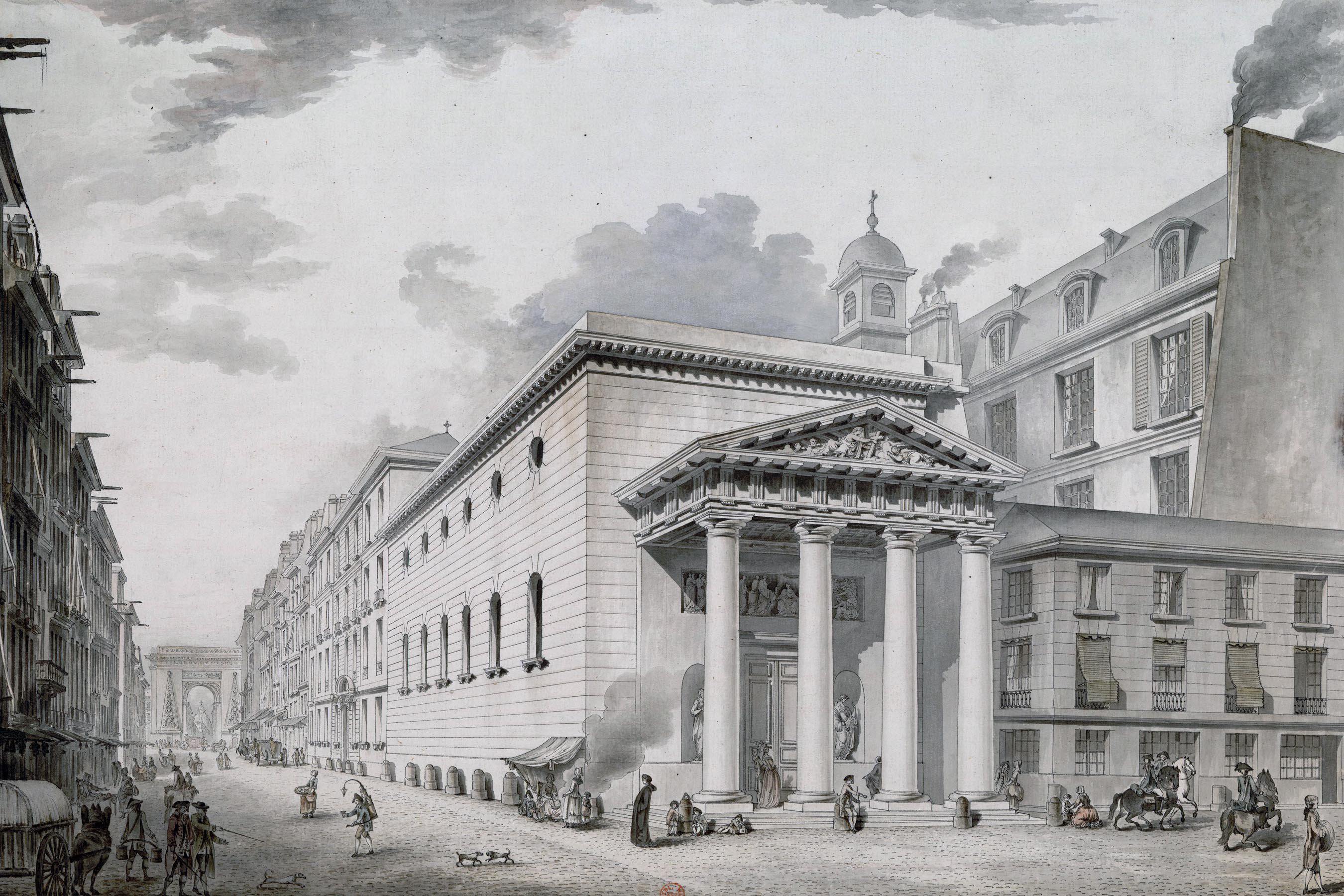 Vintage Paris Architecture Wall Mural-Wall Mural-Eazywallz