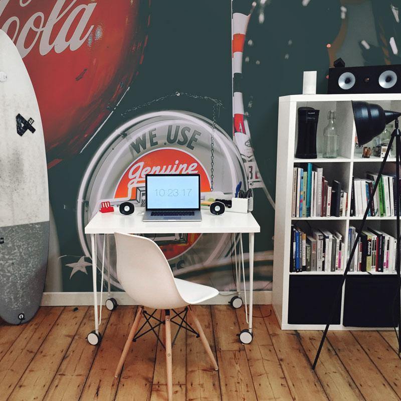 Vintage Signs Wall Mural-Wall Mural-Eazywallz