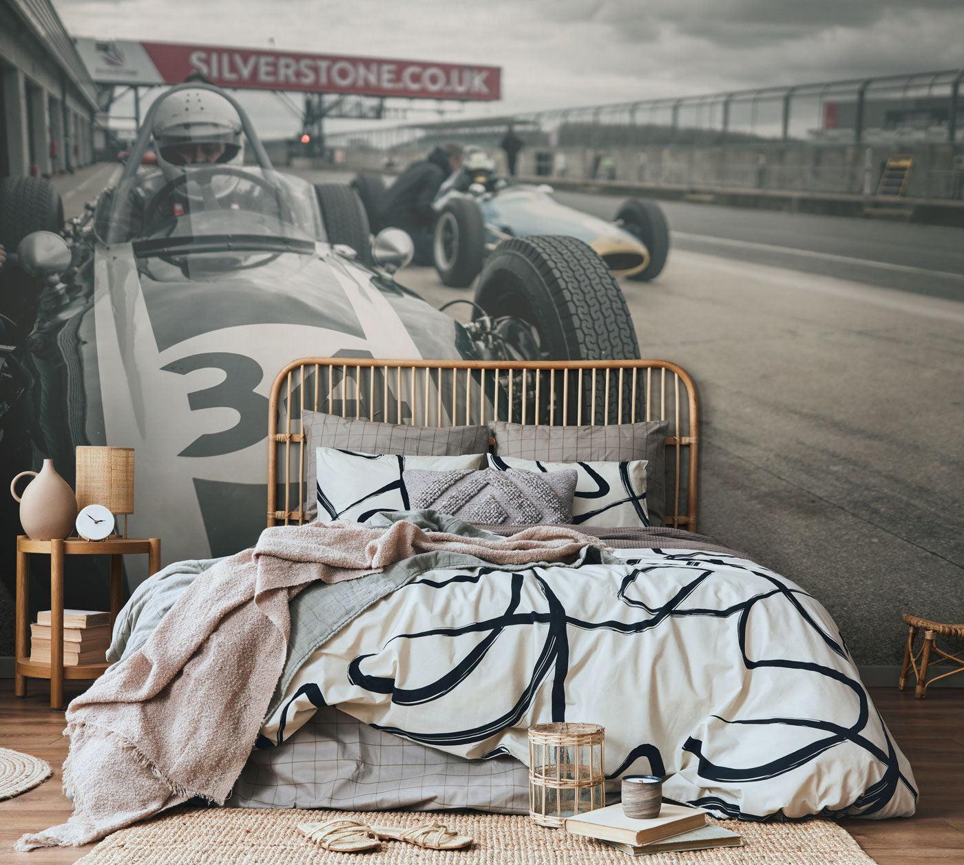 Vintage Sports Car Wall Mural-Wall Mural-Eazywallz
