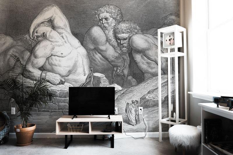 Vintage Titans Wall Mural-Wall Mural-Eazywallz