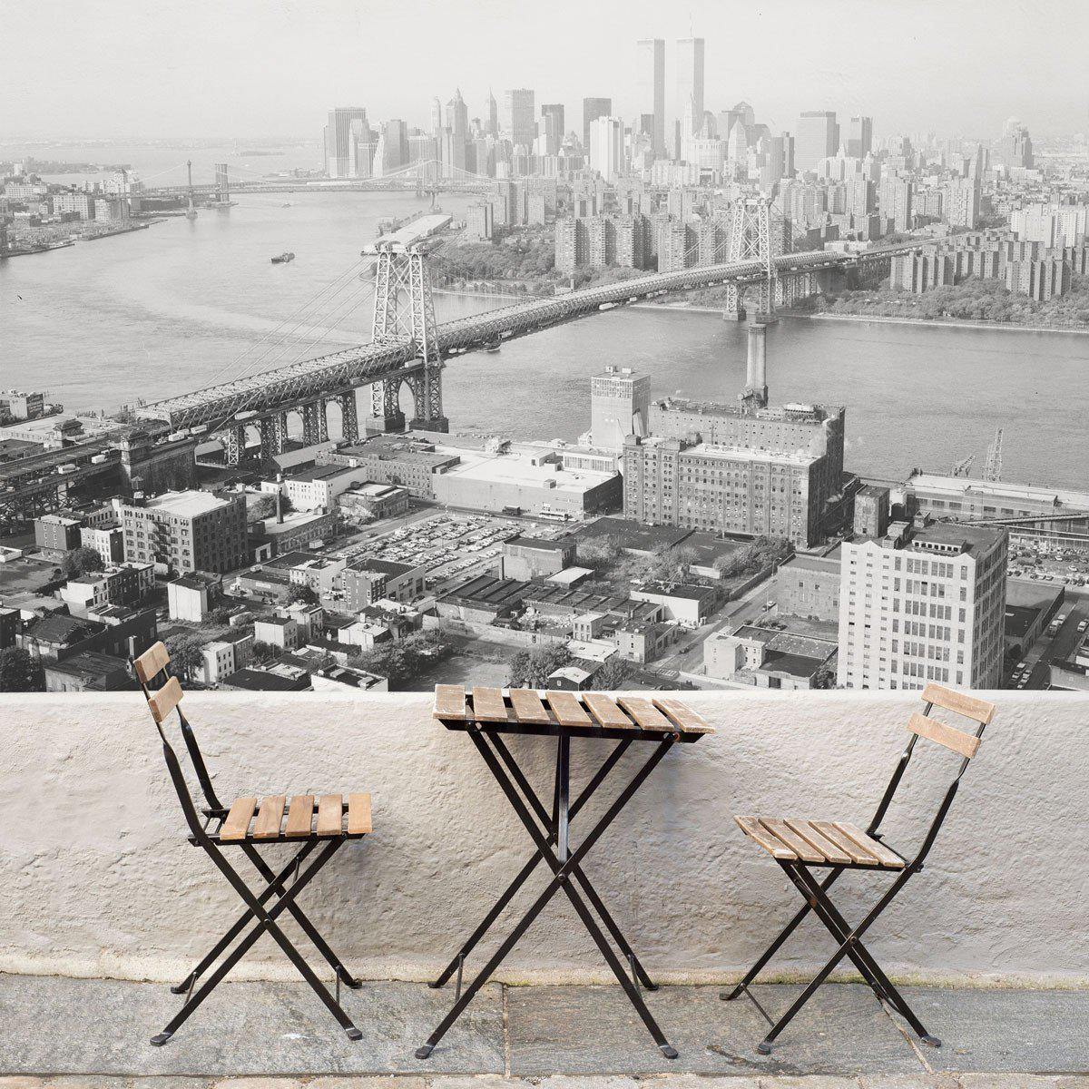 Vintage Williamsburg Bridge NYC Wall Mural-Wall Mural-Eazywallz