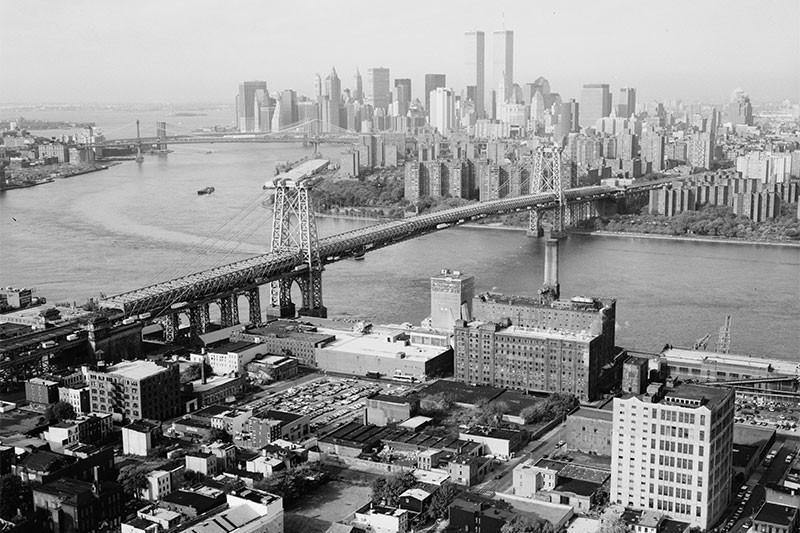 Vintage Williamsburg Bridge NYC Wall Mural-Wall Mural-Eazywallz