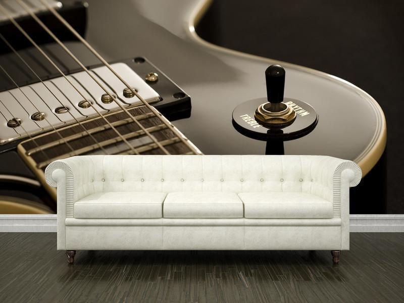 Vintage guitar Wall Mural-Wall Mural-Eazywallz