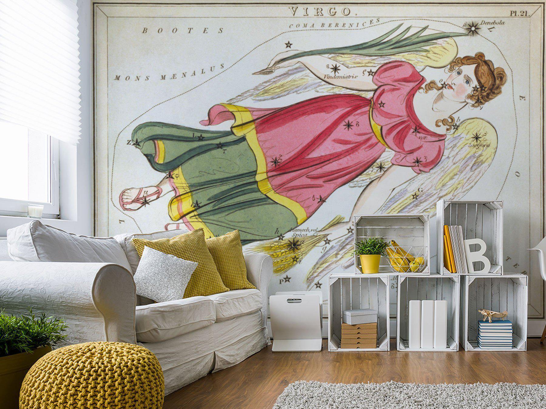 Virgo Wall Mural-Wall Mural-Eazywallz