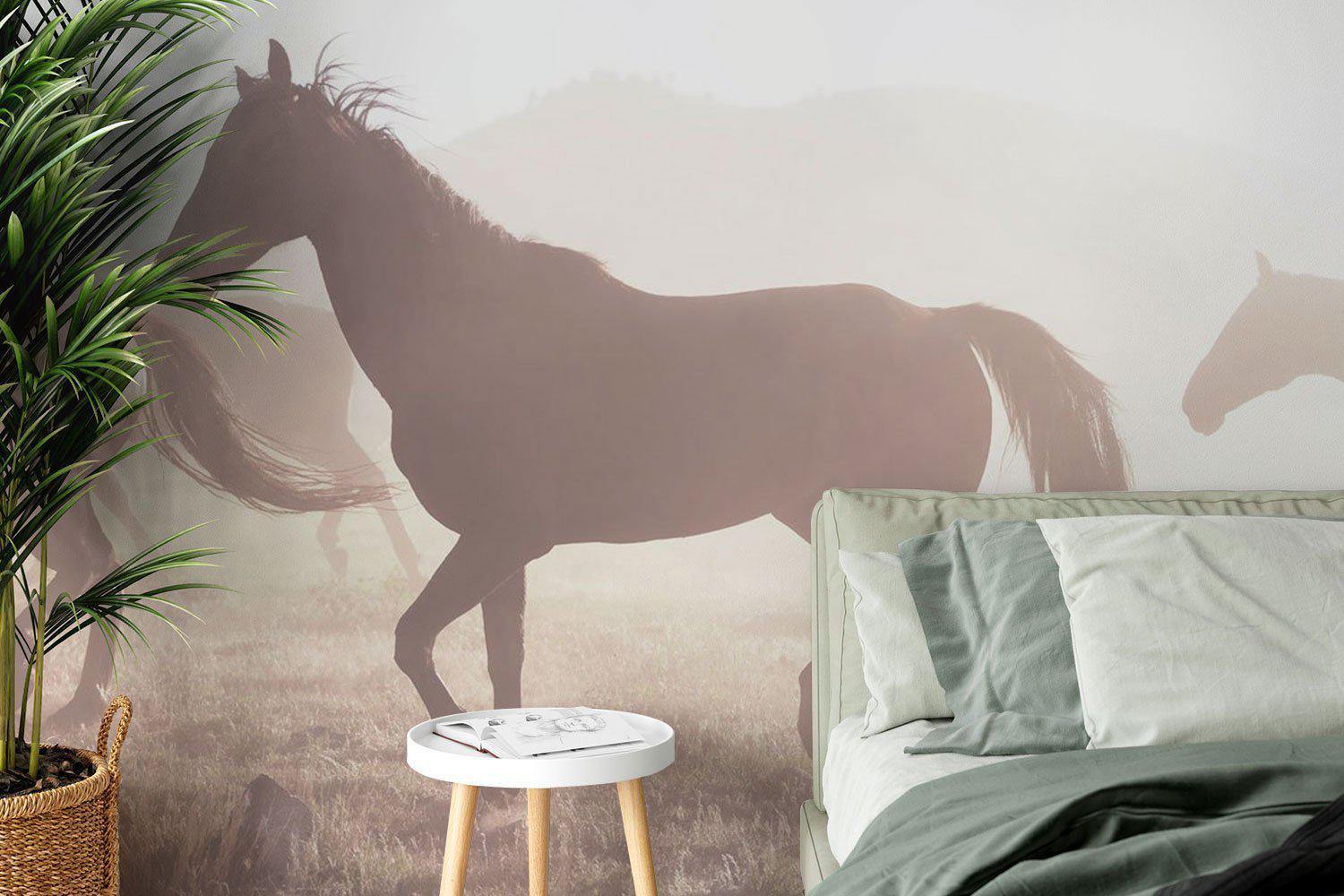 Wild Horses Wallpaper Mural-Wall Mural-Eazywallz