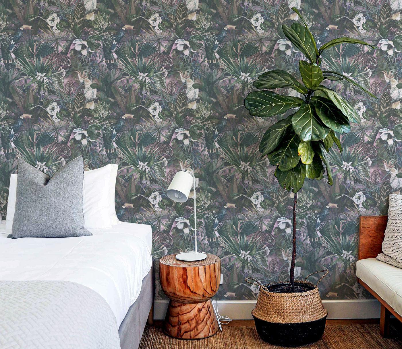 Wild Jungle Wallpaper #480-Repeat Pattern Wallpaper-Eazywallz