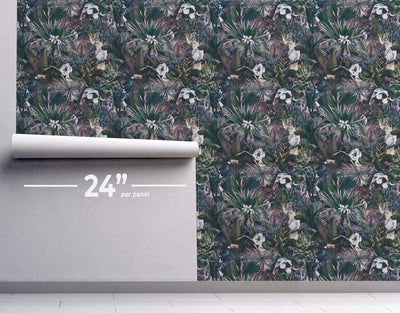 Wild Jungle Wallpaper #480-Repeat Pattern Wallpaper-Eazywallz