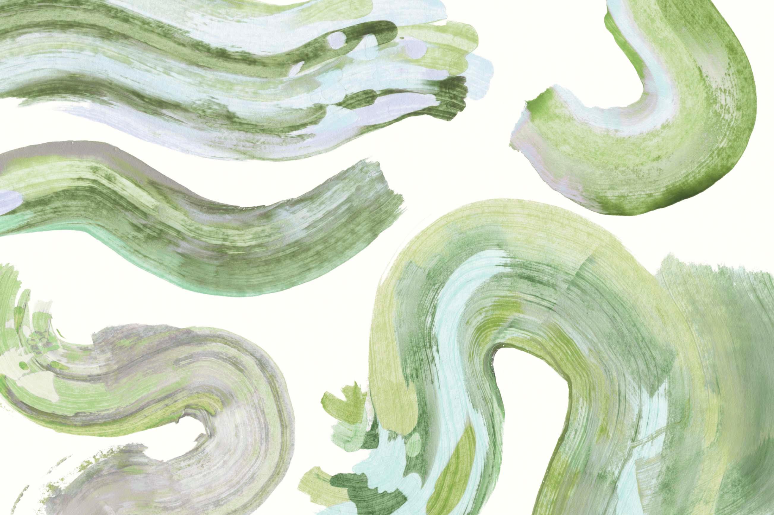 Winter Forest Paint Brush Wall Mural-Wall Mural-Eazywallz