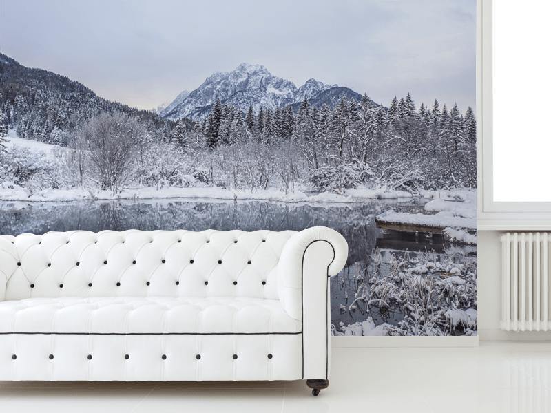 Winter Landscape in Slovenia Wall Mural-Wall Mural-Eazywallz