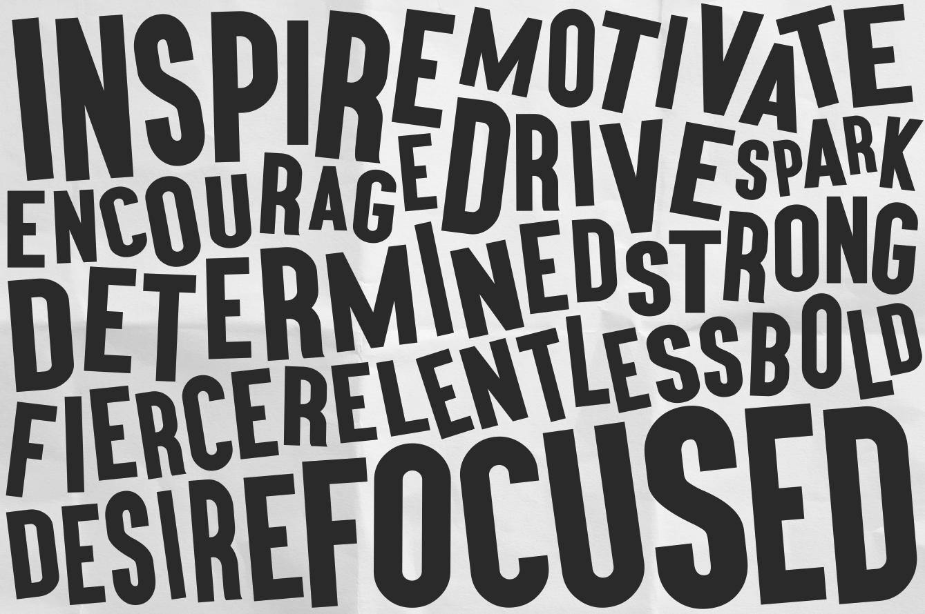 Words of Motivation Wall Mural-Wall Mural-Eazywallz