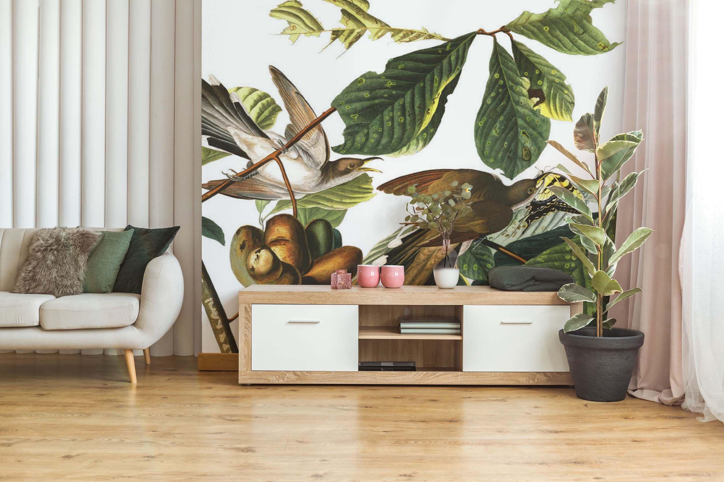 Yellow Billed Cuckoo Wall Mural-Wall Mural-Eazywallz