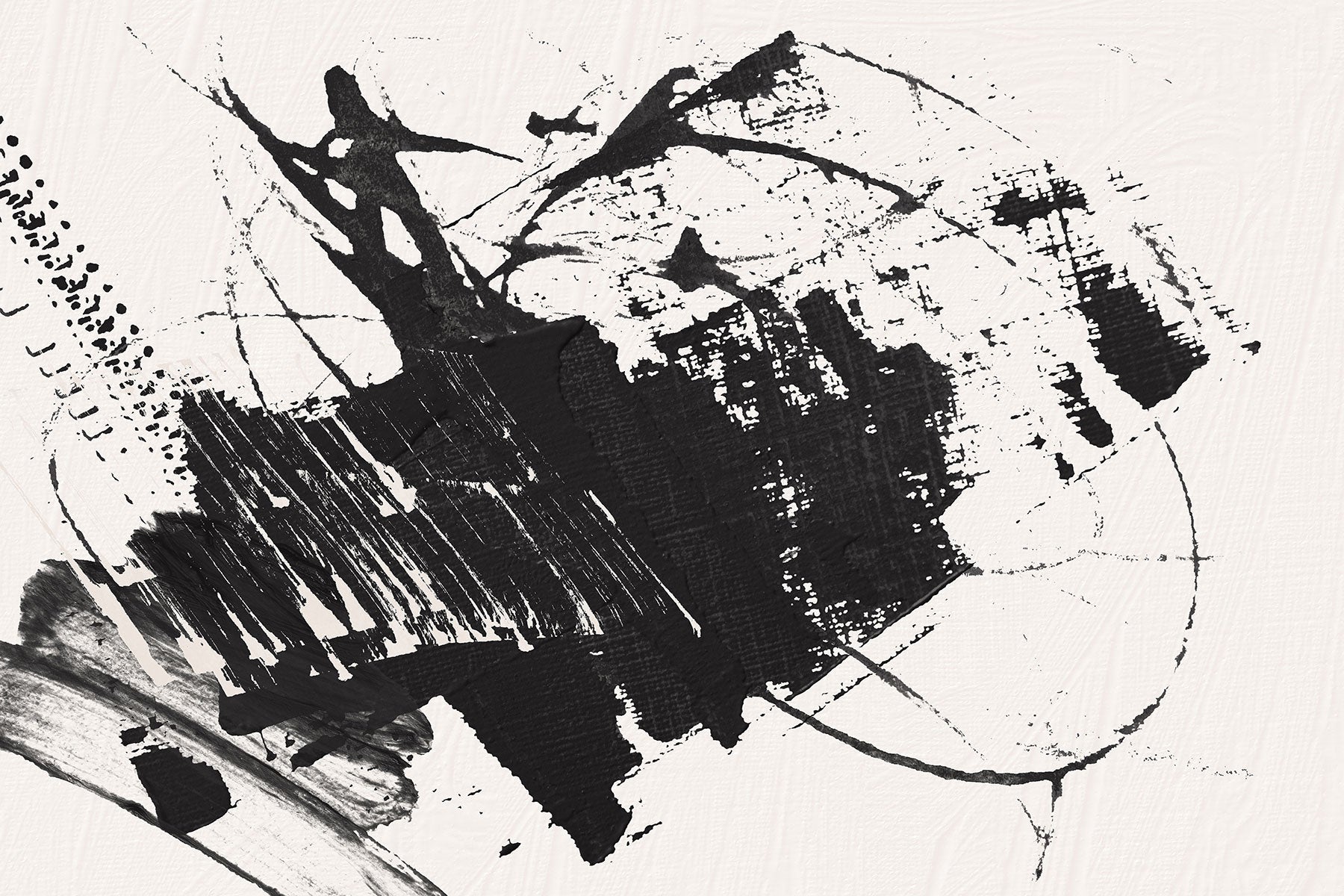 Abstract Ink Splatter Wall Mural