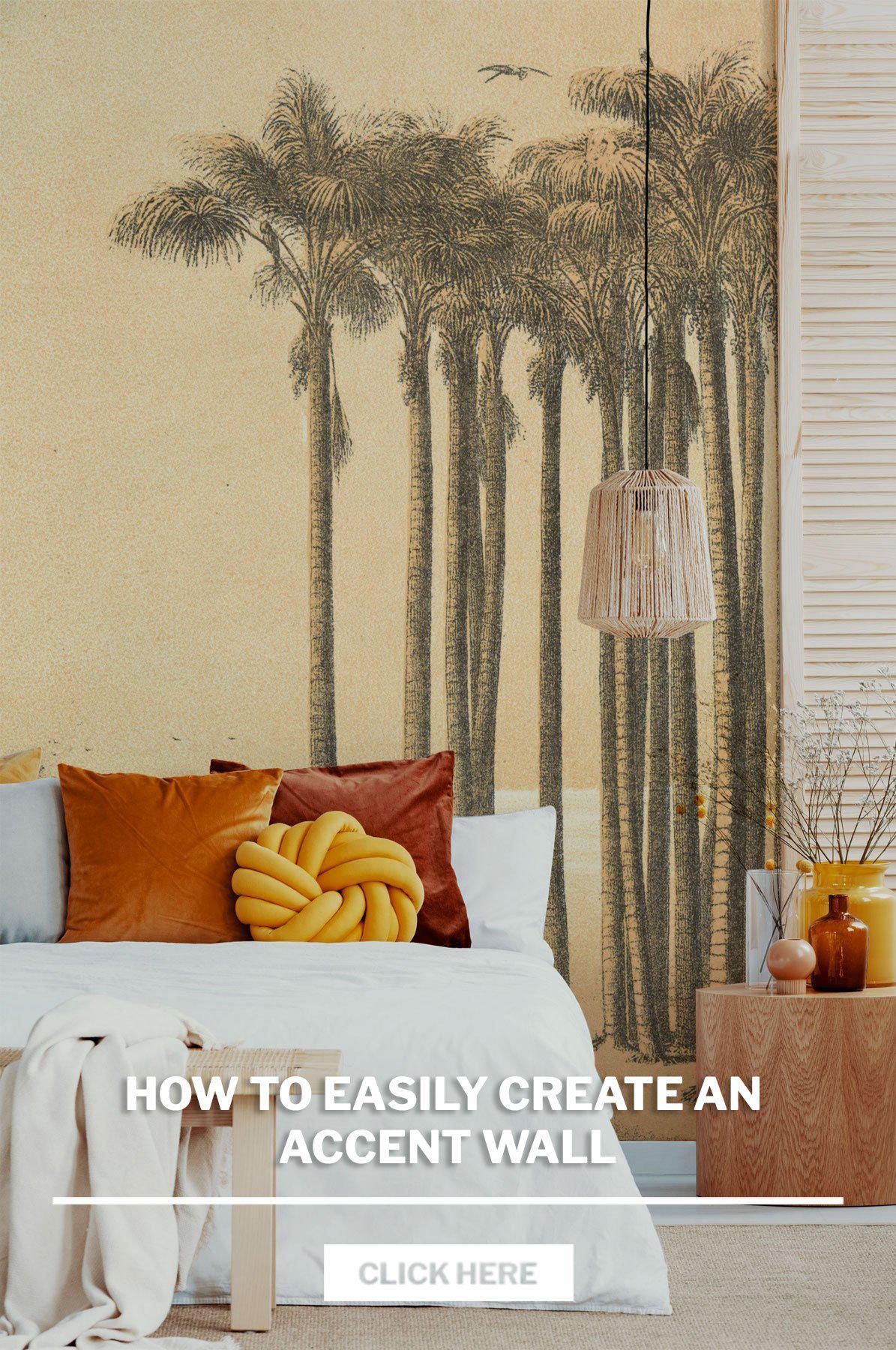 How to Easily Create an Accent Wall [Wallpaper Mural Tips] - Eazywallz
