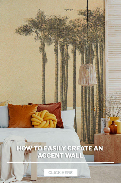 How to Easily Create an Accent Wall [Wallpaper Mural Tips]