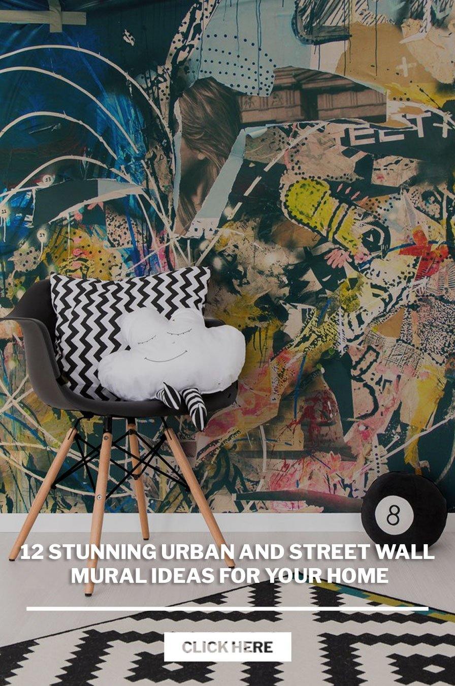 12 Stunning Urban and Street Wall Mural Ideas for your home - Eazywallz