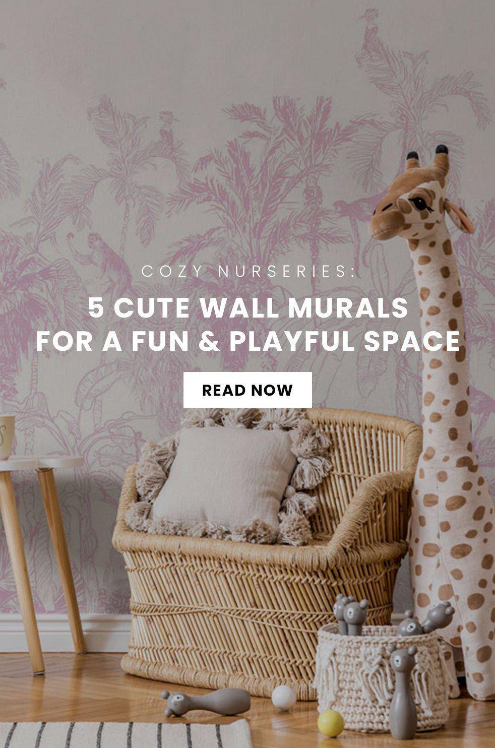 Cozy Nurseries: 5 Cute Wall Murals for a Fun & Playful Space - Eazywallz