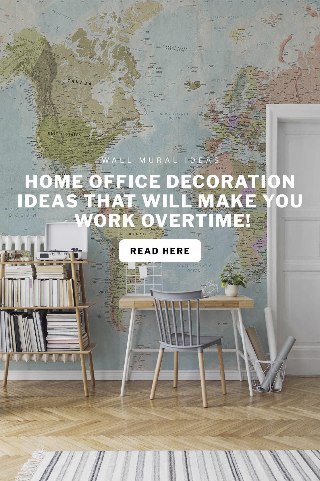 Home Office Decoration Ideas that will make you work overtime! - Eazywallz