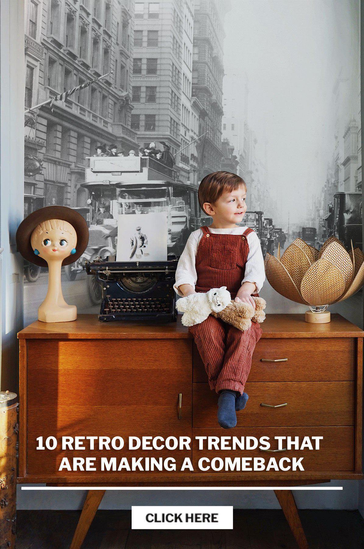 10 retro decor trends that are making a comeback [Wallpaper ideas] - Eazywallz