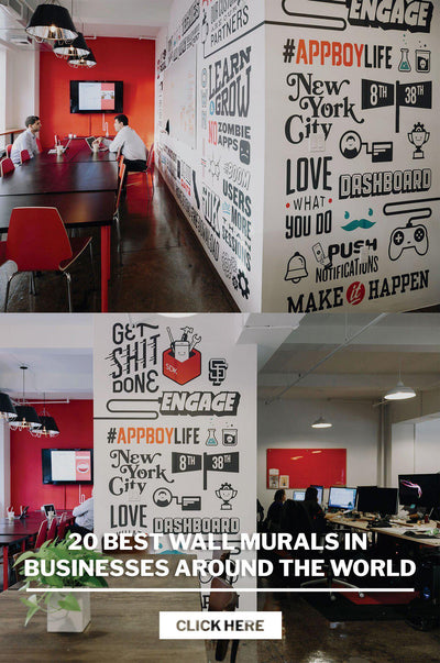 20 best wall murals in businesses around the world! (The best of the best)