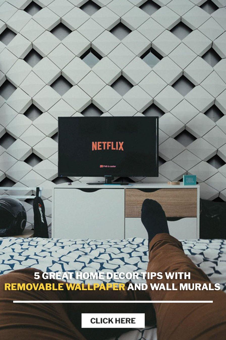 5 Great Home Decor Tips with Removable Wallpaper and Wall Murals - Eazywallz