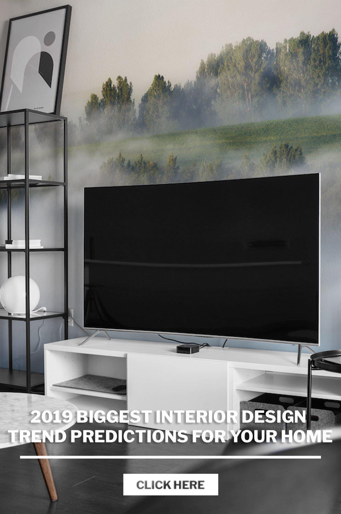 2019 Biggest interior design trend predictions for your home - Eazywallz