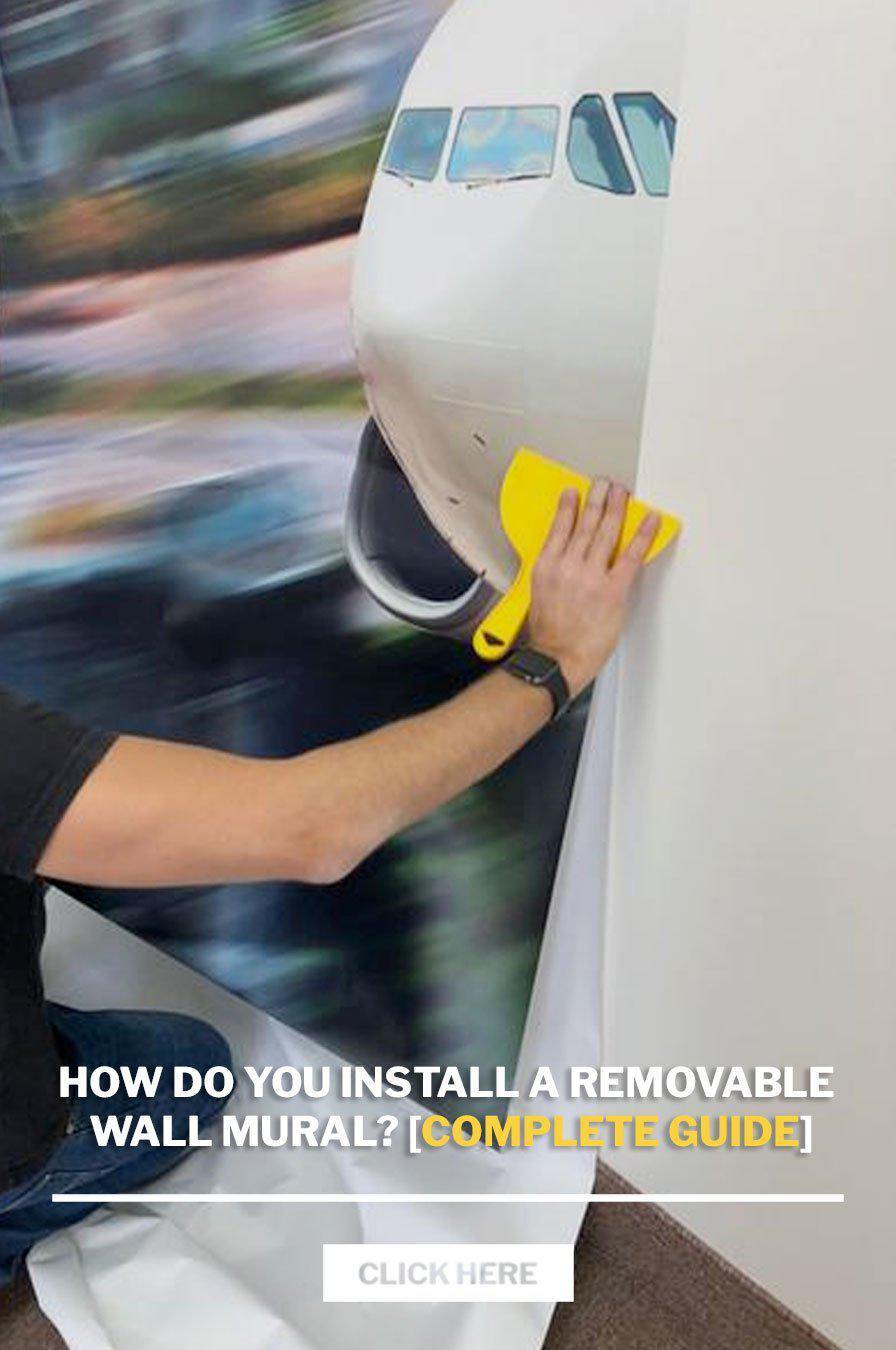 How Do you Install a Removable Wall Mural? [The COMPLETE guide] - Eazywallz