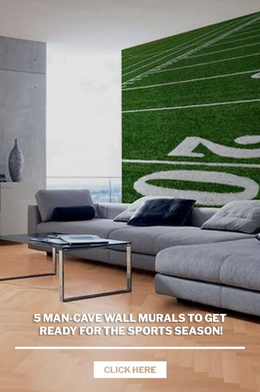 5 Man-Cave Wall Murals to get ready for the Sports Season! - Eazywallz