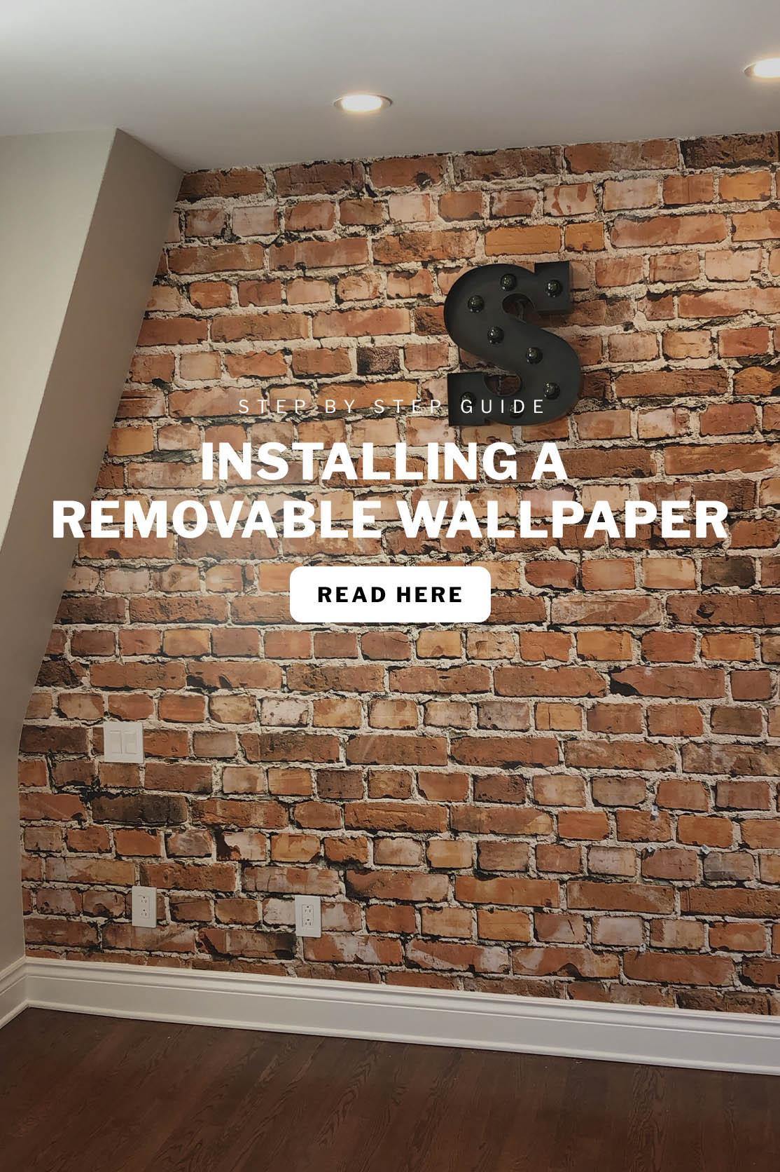 Step By Step Guide to Installing a Removable Wallpaper - Eazywallz