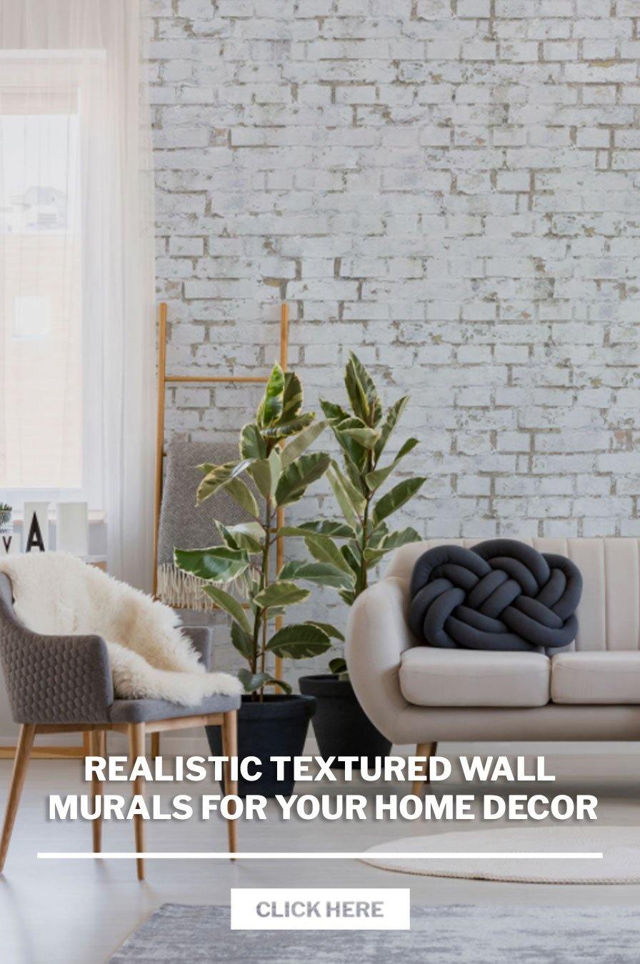 Realistic Textured Wall Murals for your Home Decor - Eazywallz
