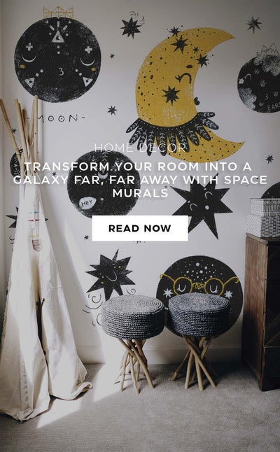 Transform your room into a galaxy far, far away with Space Murals