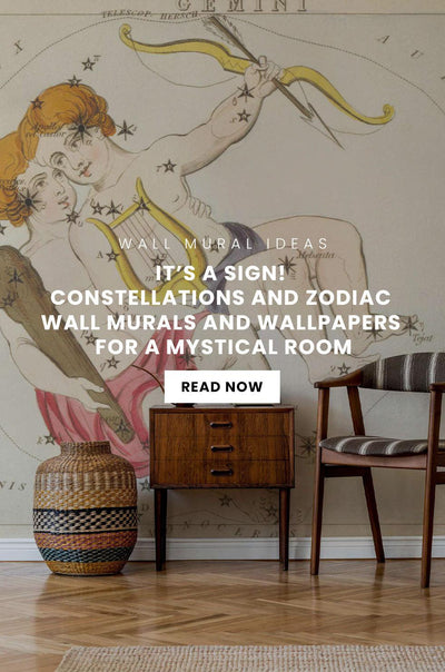 It’s a sign! Constellations and Zodiac wall murals and wallpapers for a mystical room