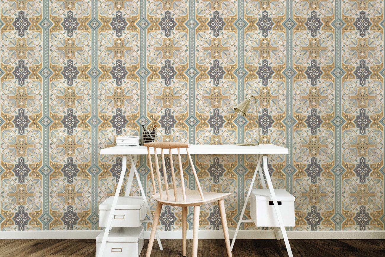 multicolor removable wallpaper - eazywallz