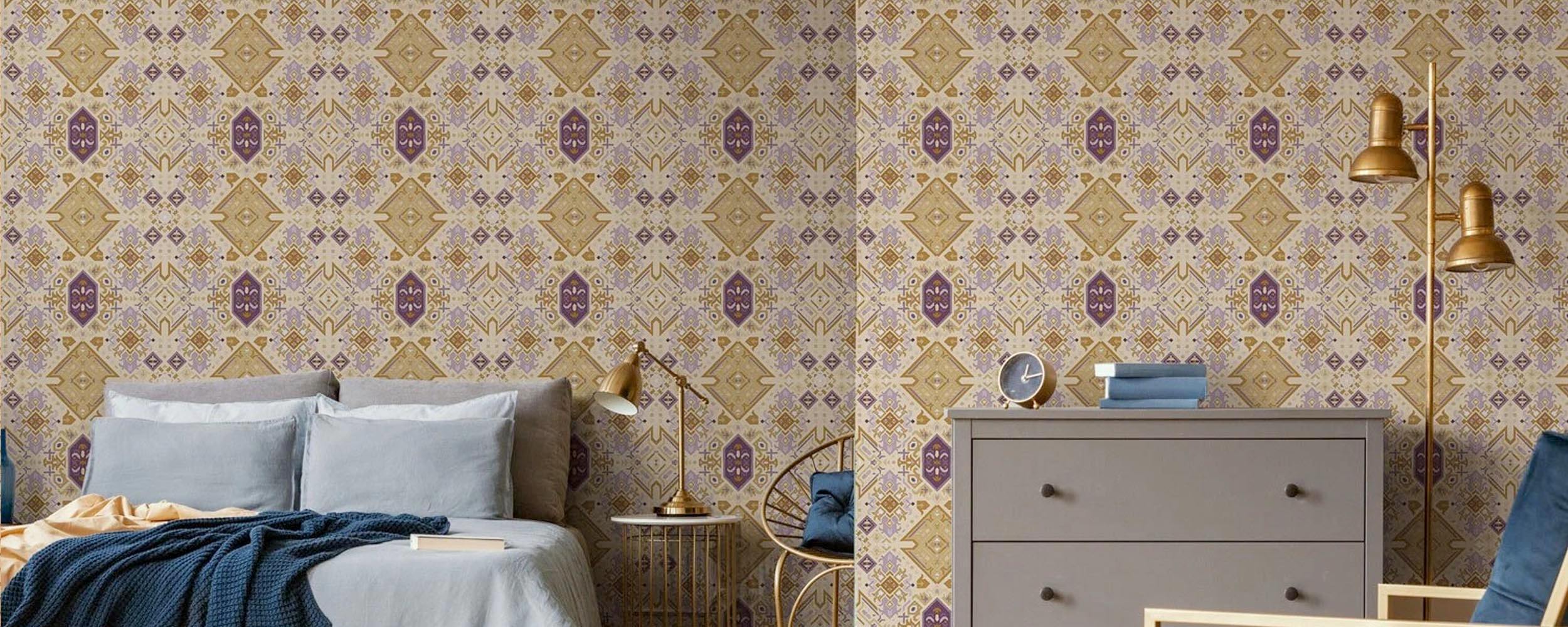 Purple Removable Wallpaper - Eazywallz