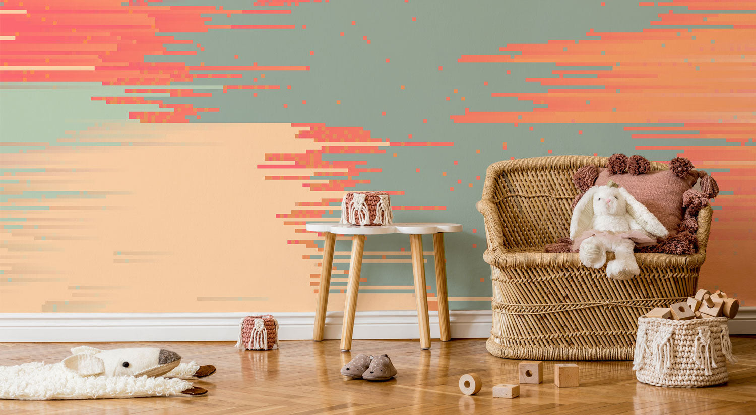 Pixel Art Wall Murals