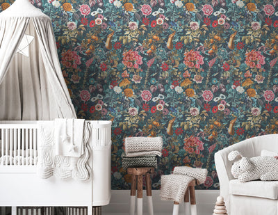 Floral Removable Wallpaper - Eazywallz