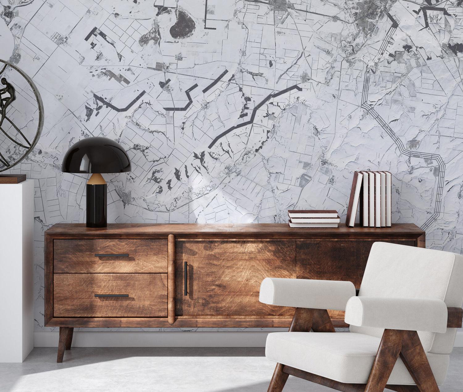 Earth From Above Wall Murals - Eazywallz