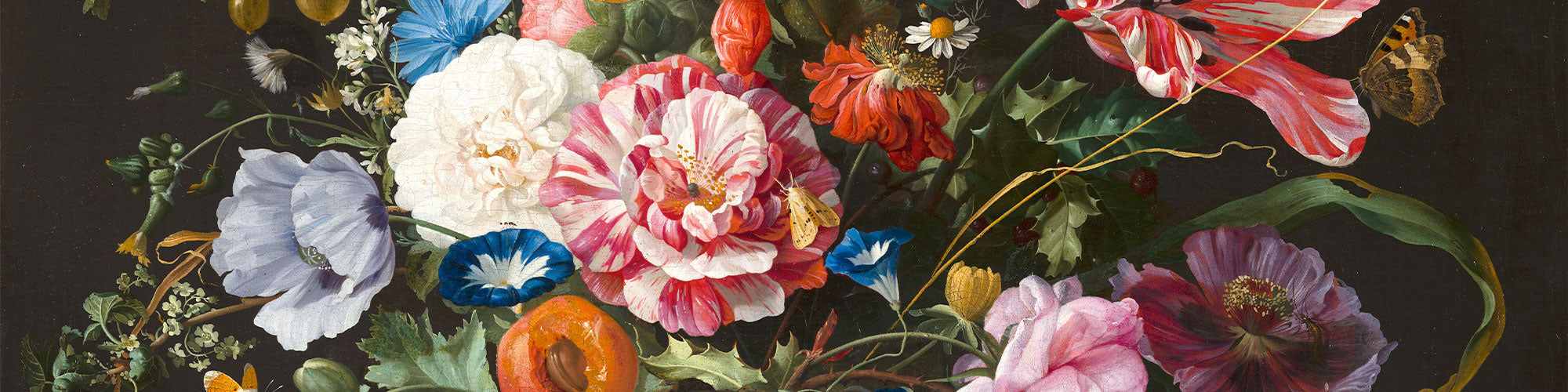 Dark Floral Wall Murals