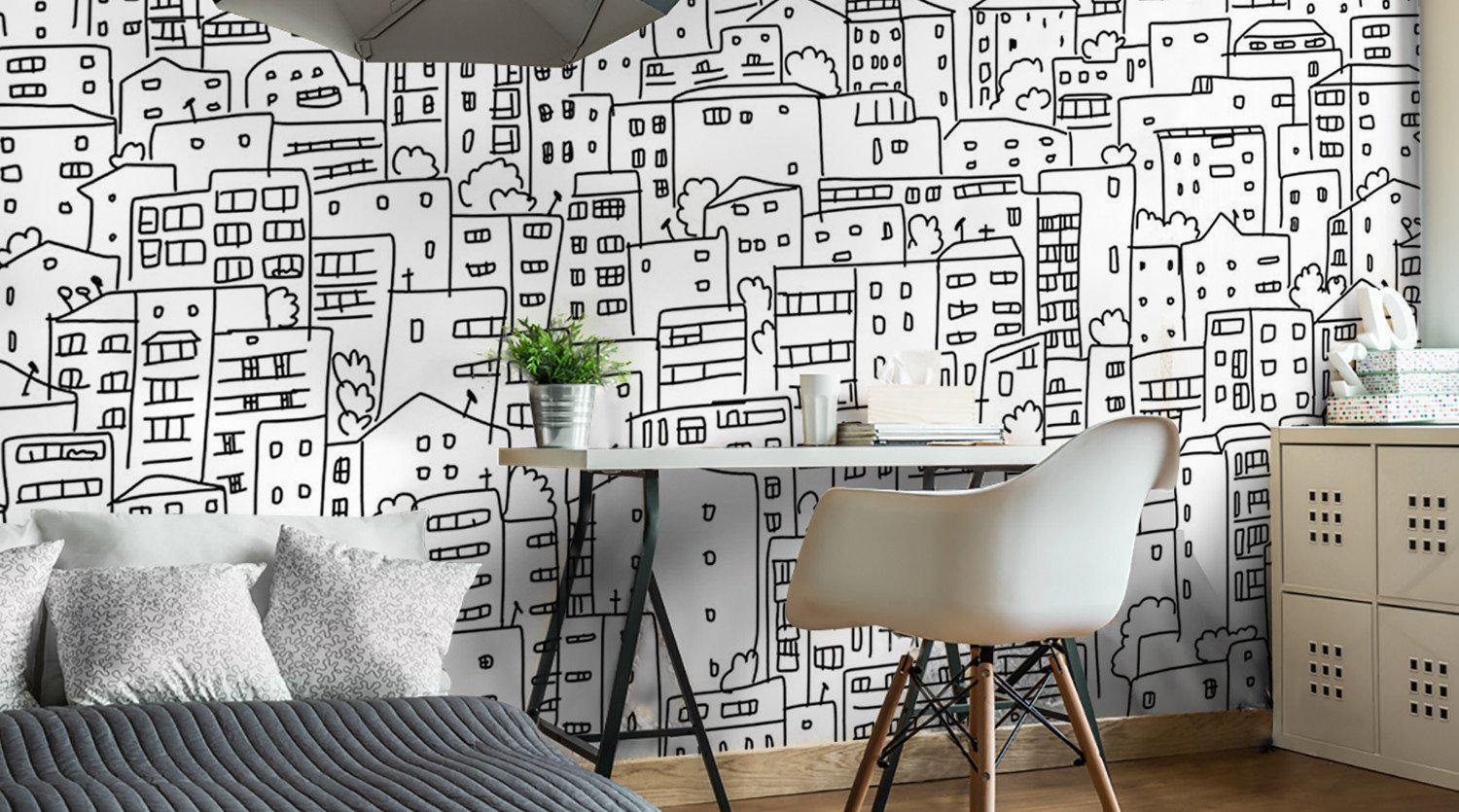 Illustration Wall Murals - Eazywallz