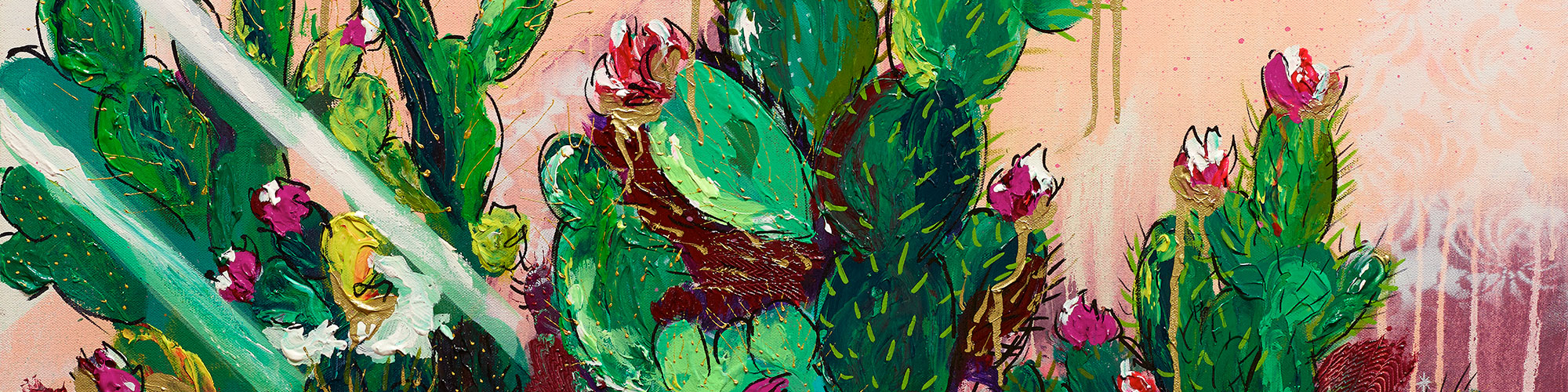 green papaya palace wall murals