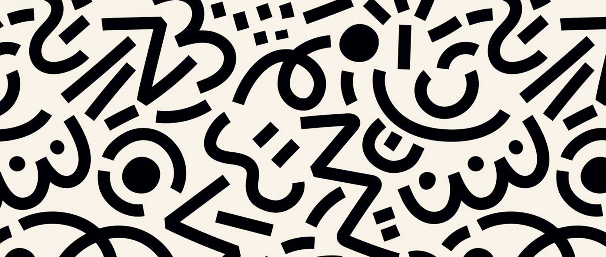 modern abstract wall mural