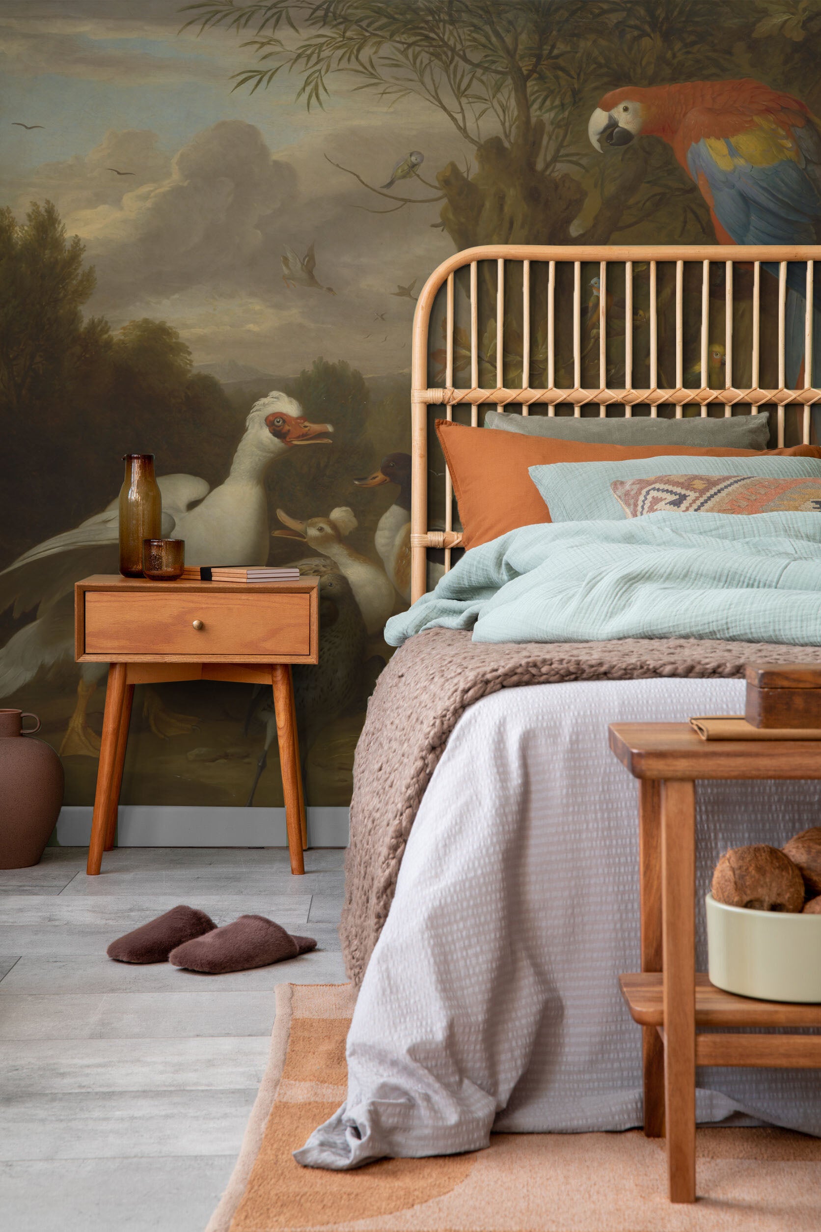 Bogdani Birds Painting Wall Mural