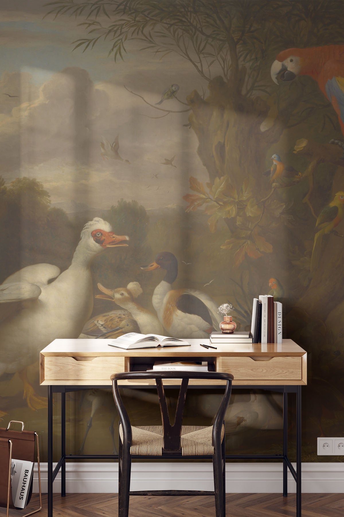 Bogdani Birds Painting Wall Mural