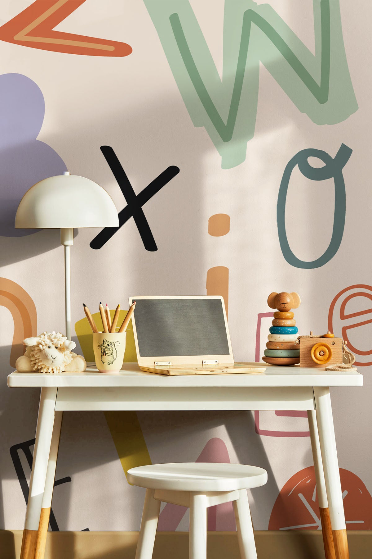 Kids Typography Wall Mural