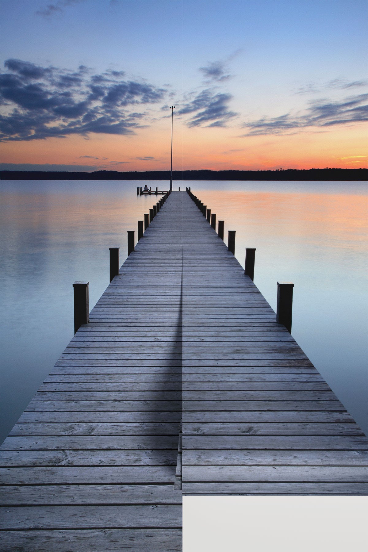 Sunset Pier Wall Mural